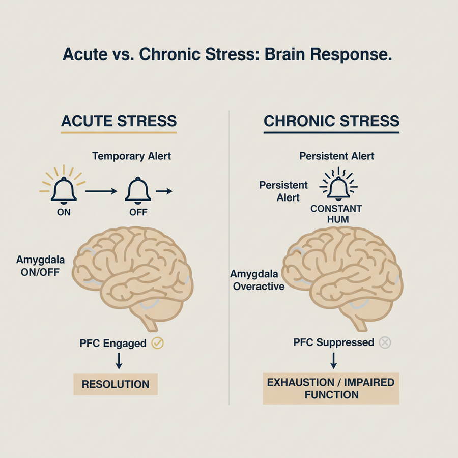 Neurovia illustration – stress and brain self-regulation