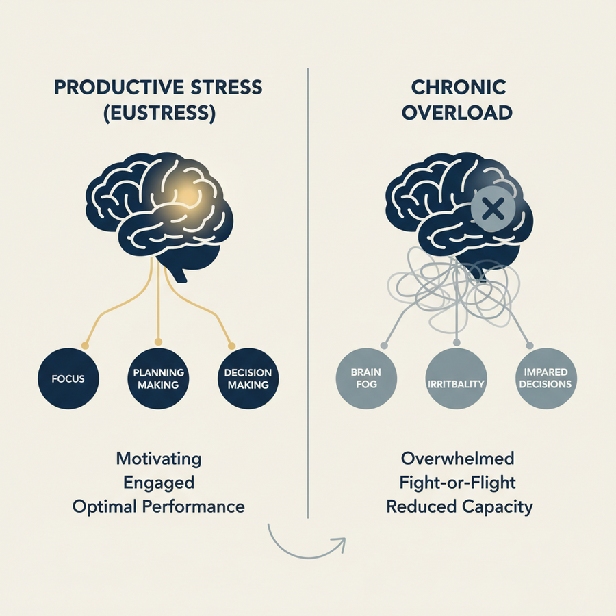 Neurovia illustration – stress and brain self-regulation