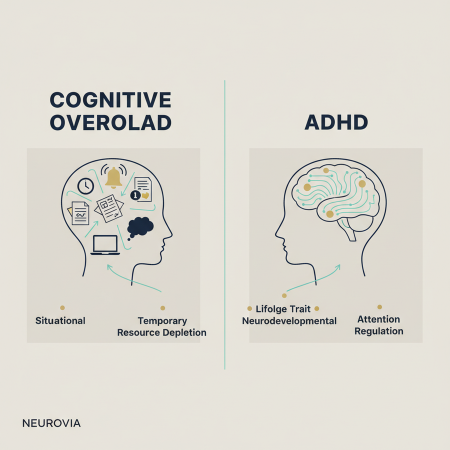 Neurovia illustration – stress and brain self-regulation